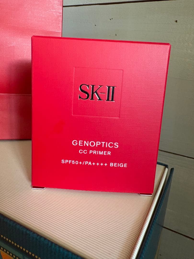 SK-II★ジェノプティクス CC プライマー　ナチュラルベージュ★エスケーツー