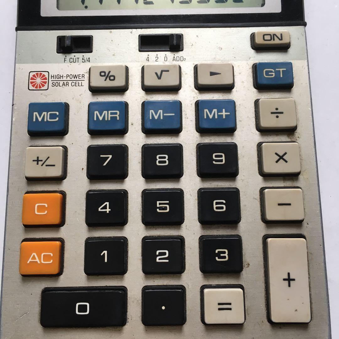 0602　CASIO 電卓 10桁  JS-10  太陽電池