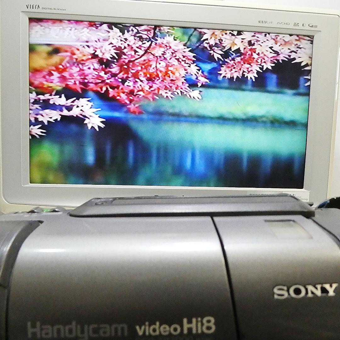 ソニーCCD-TR3000動作良好 VideoHi8ビデオカメラ　DVD化に最適