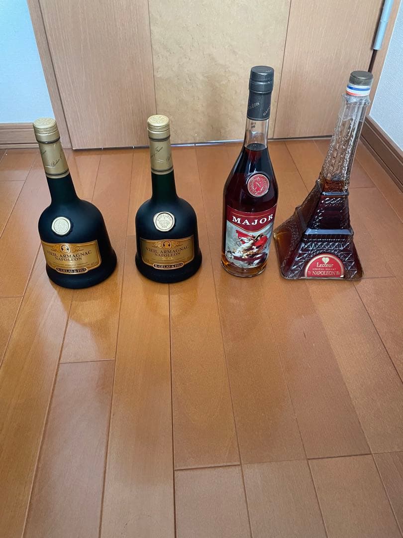 ナポレオン ブランデー　VIEIL ARMAGNAC XO 他4本セット