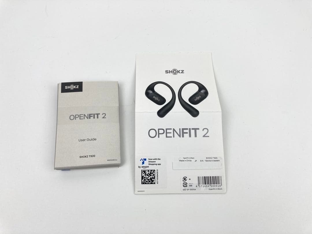 【極美品】Shokz OpenFit 2 ワイヤレスイヤホン Bluetooth