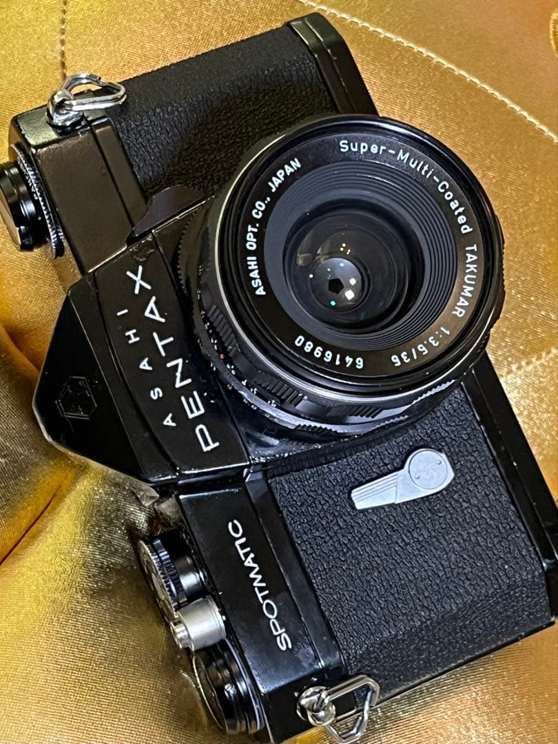 PENTAX SP ブラック Super-Takumar35mm f3.5電池付