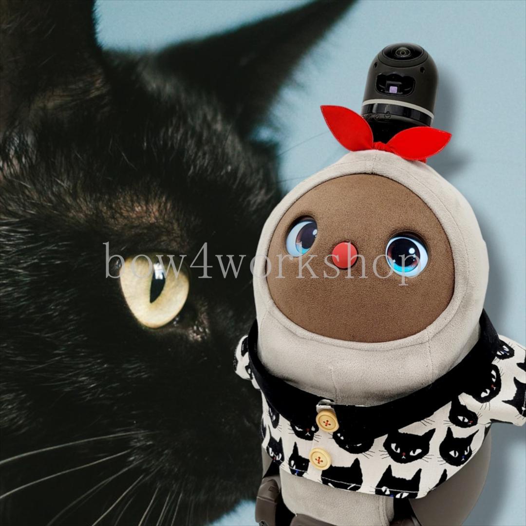 ラボット LOVOT ラボットの服ハンドメイド　 猫柄シャツ