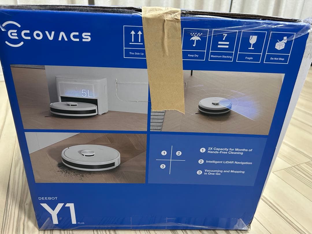 ECOVACS DEEBOT Y1 Plus 本体（新品未使用）