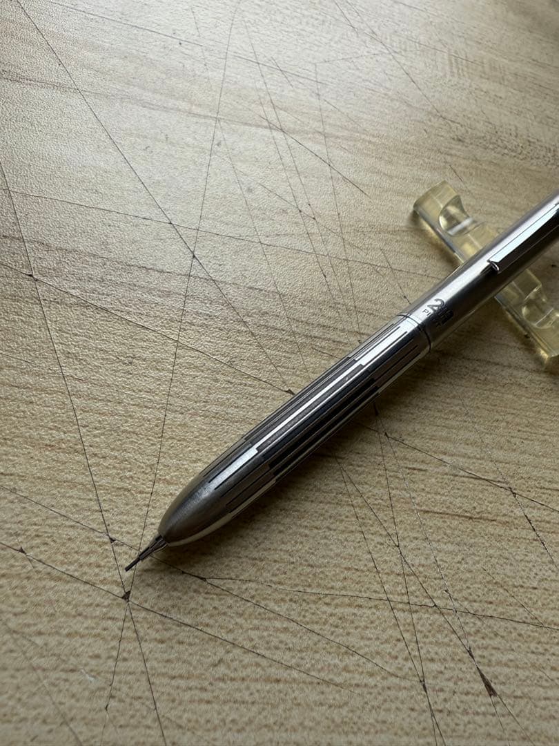 PILOT シャープペンシル 0.5mm シルバー　蝕刻 激レアb