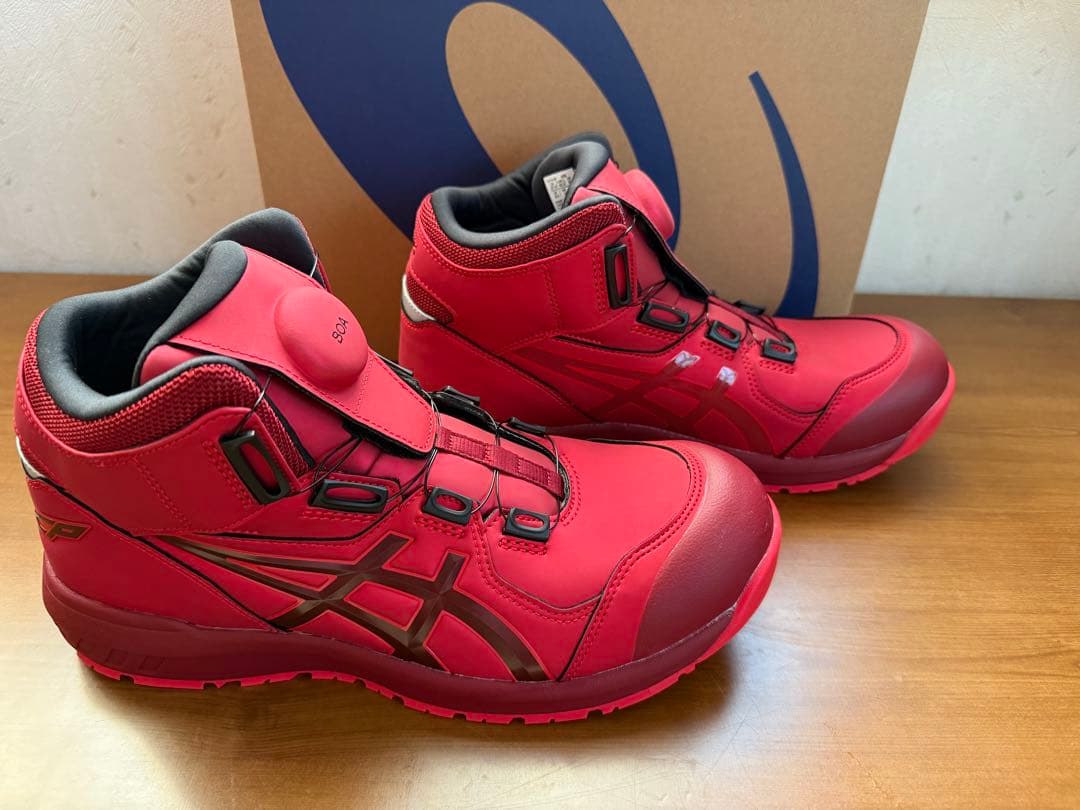 ウィンジョブ　CP304 BOA GLEAM クラシックレッド 27.0cm