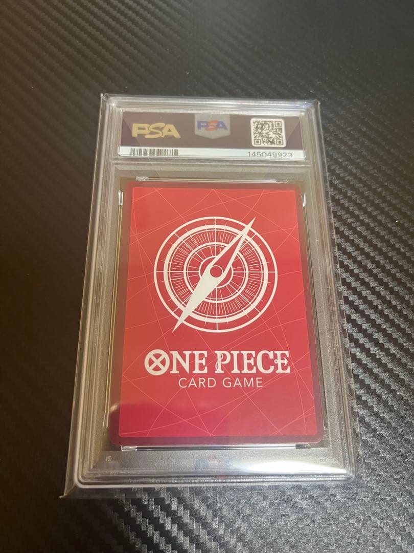 [PSA 10] モンキー・D・ルフィ L リーダーパラレルOP01-003