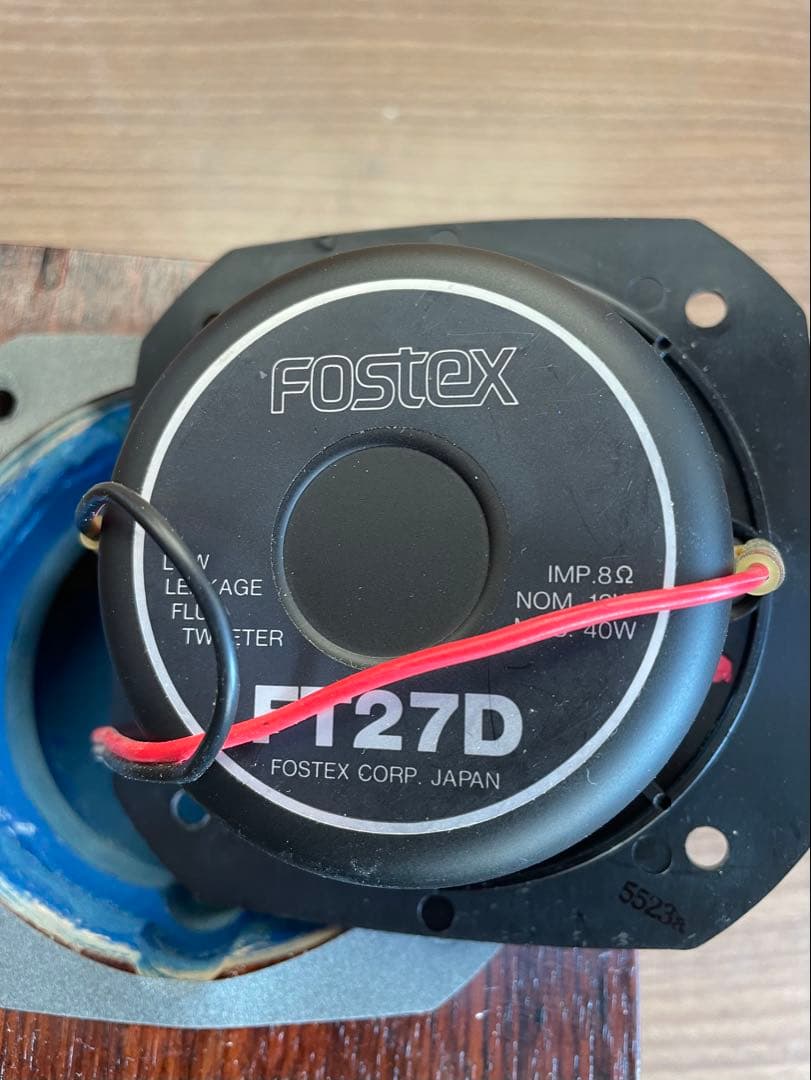 フォステックス　FT27Dツィーター　BOX付
