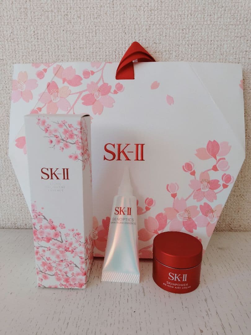 SK-II 春の桜限定トライアルキット 化粧水 美容液 クリーム パック