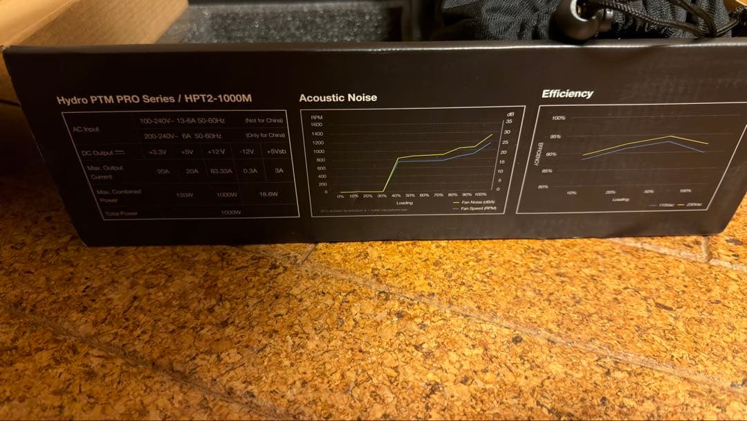 FSP Hydro PTM PRO 1000W 電源ユニット