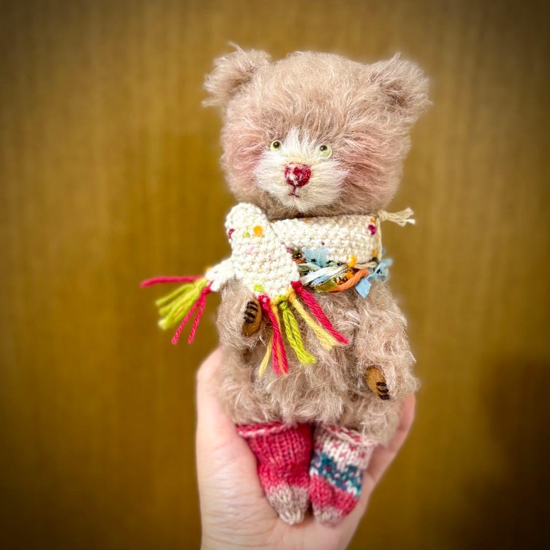 fluffy teddy＊winter teddybear