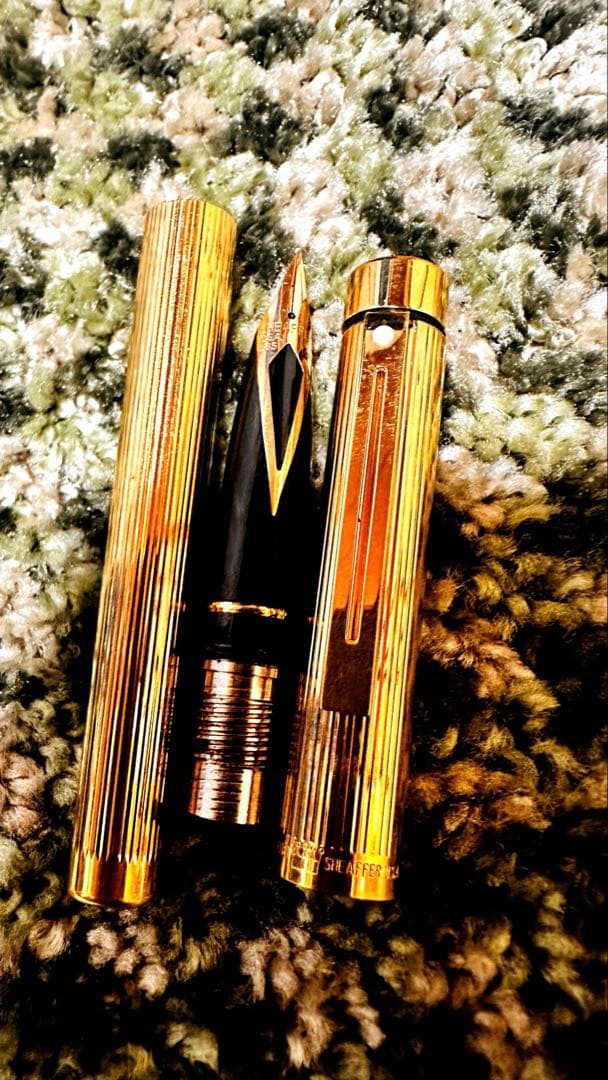 金 14K 585 Sheaffer USA エレガントな万年筆 ゴールドペン先