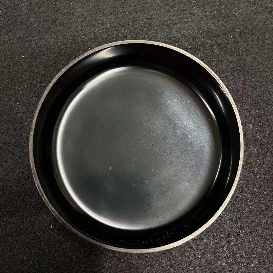 東端真筰 造 共箱 茶入れ 茶道具　大棗　山花束　金蒔絵 在銘