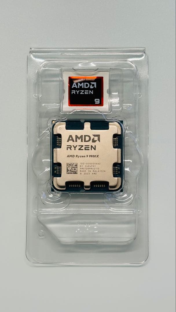 AMD Ryzen 9 9900X BOX【国内ショップ購入/動作確認済】