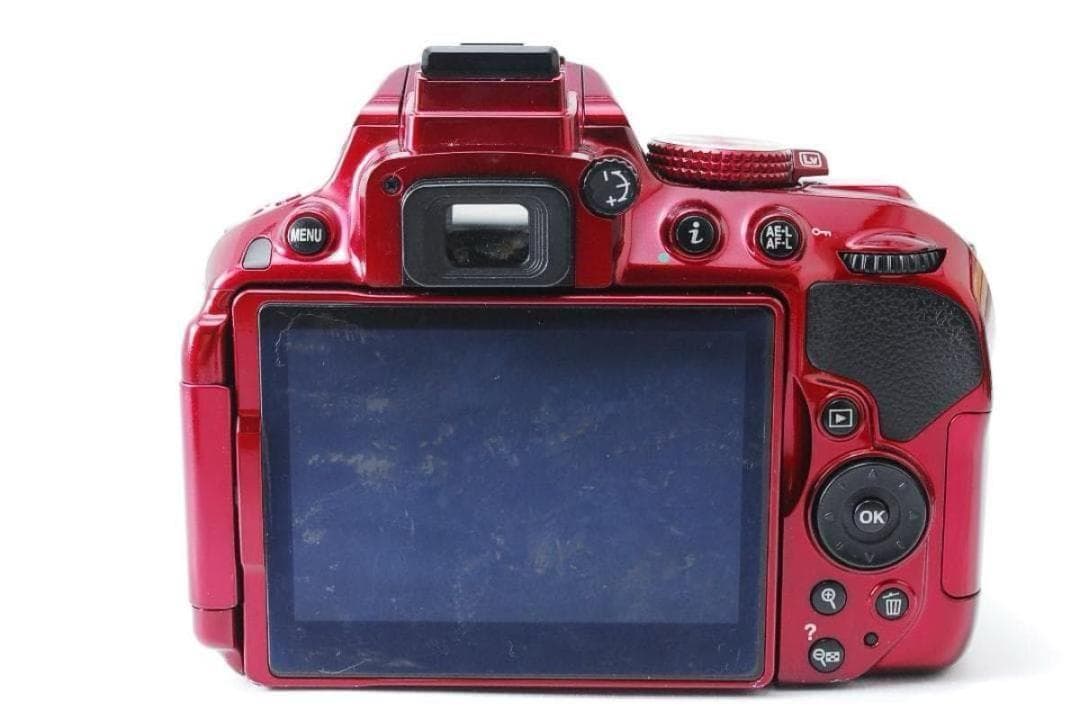 美品　Nikon D5300 ダブルレンズ レッド ショット数少　Wi-Fi