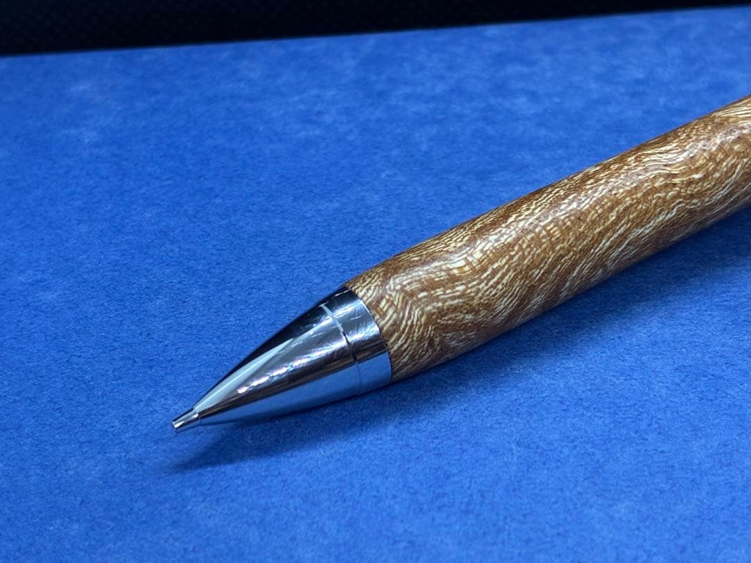 【早い者勝ち】欅玉杢　シャーペン0.5 加藤金属　木軸ペン　ハンドメイド