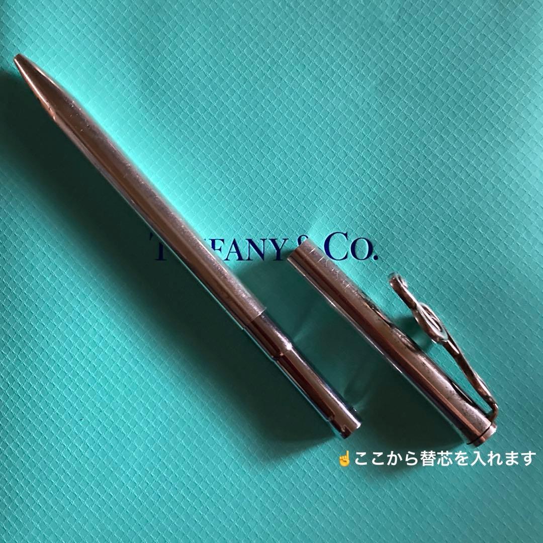 【廃番】Tiffany&Co. ト音記号　ボールペン　シルバー19g