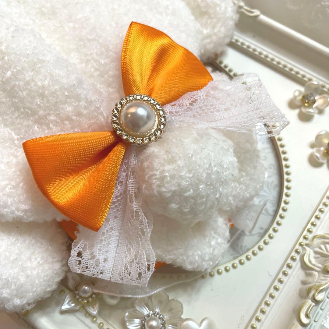 【25-64】ぬい服ちびぐるみ　いつぬい　12センチリボン　　ハートヘッドドレス