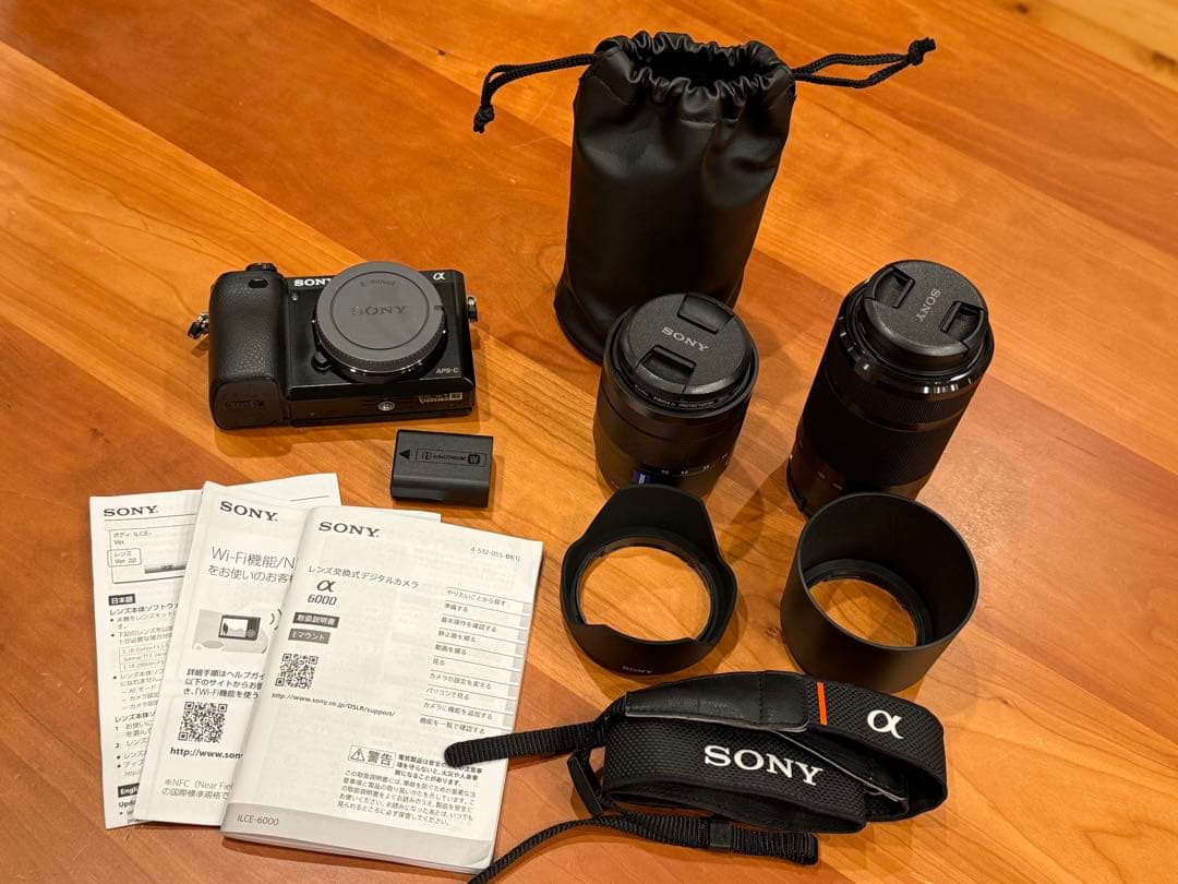 【撮影枚数5800】SONYα6000 ズームレンズ2本セット