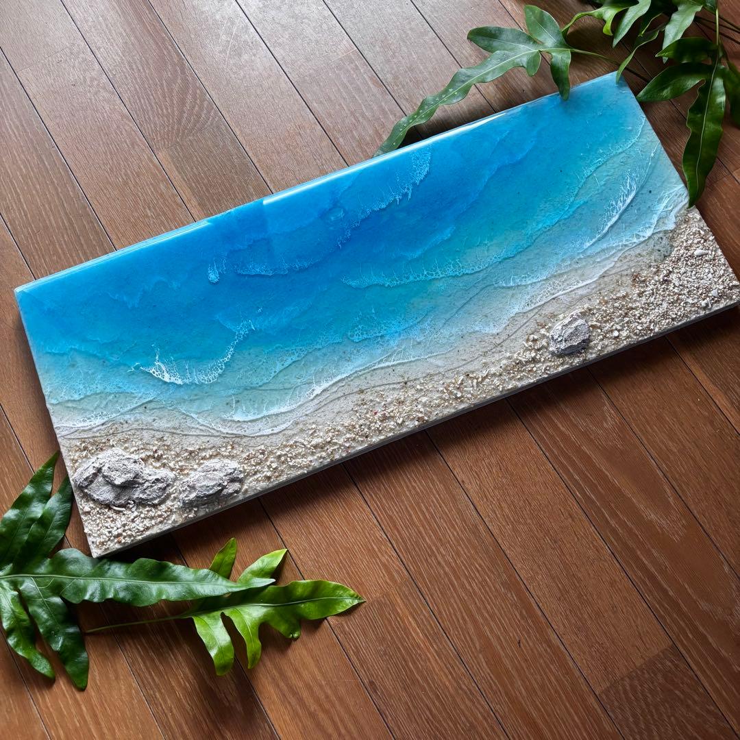 『沖縄の海を感じる』オーシャンレジンアート／立体アート