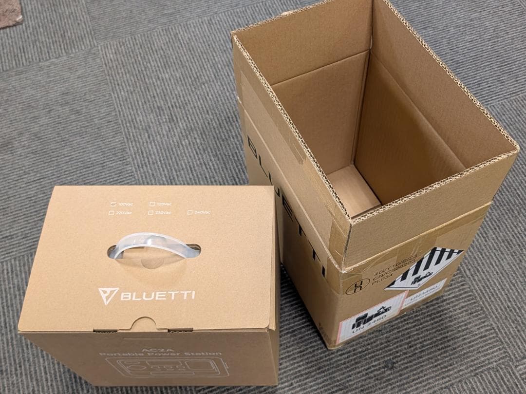 BLUETTI AC2A ポータブル電源 204Wh/300W UPS機能