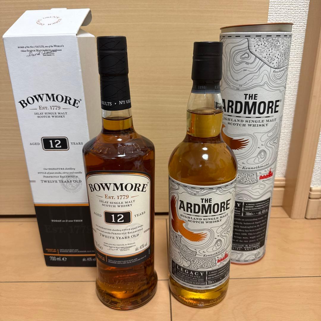 BOWMORE 12年　THE ANDMORE 2本セット
