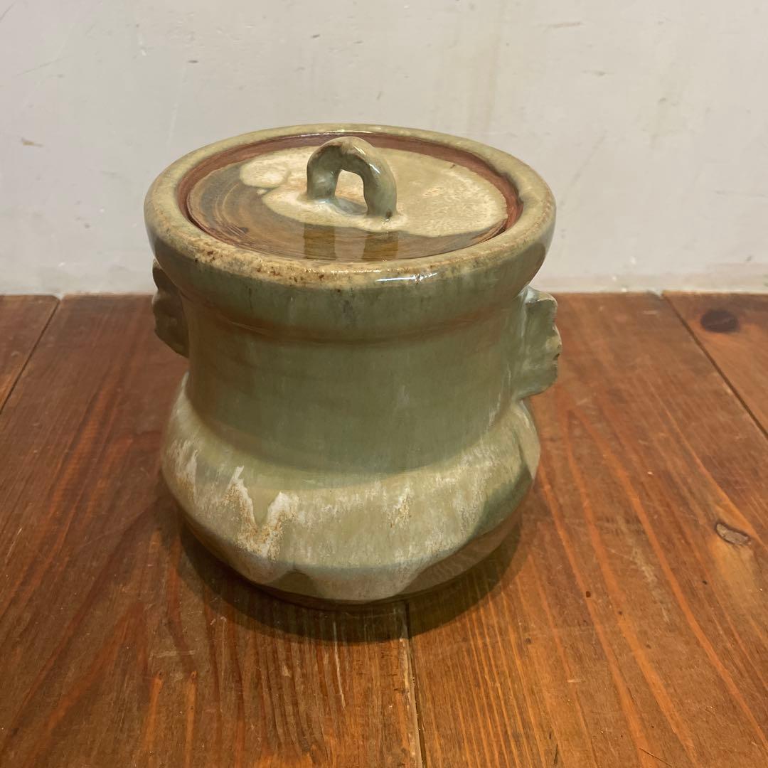 美品　茶道具　萩焼　水指し　茶道　焼物　陶芸　落ち着いた色合い