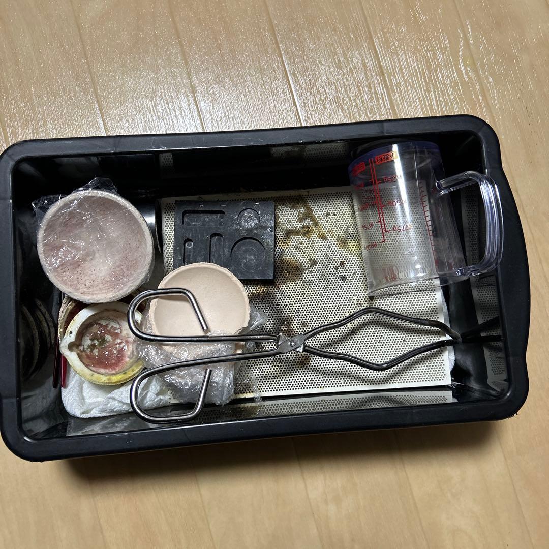 【ジョニー】金属溶解・鋳造セット　金塊5.86g（比重約11）