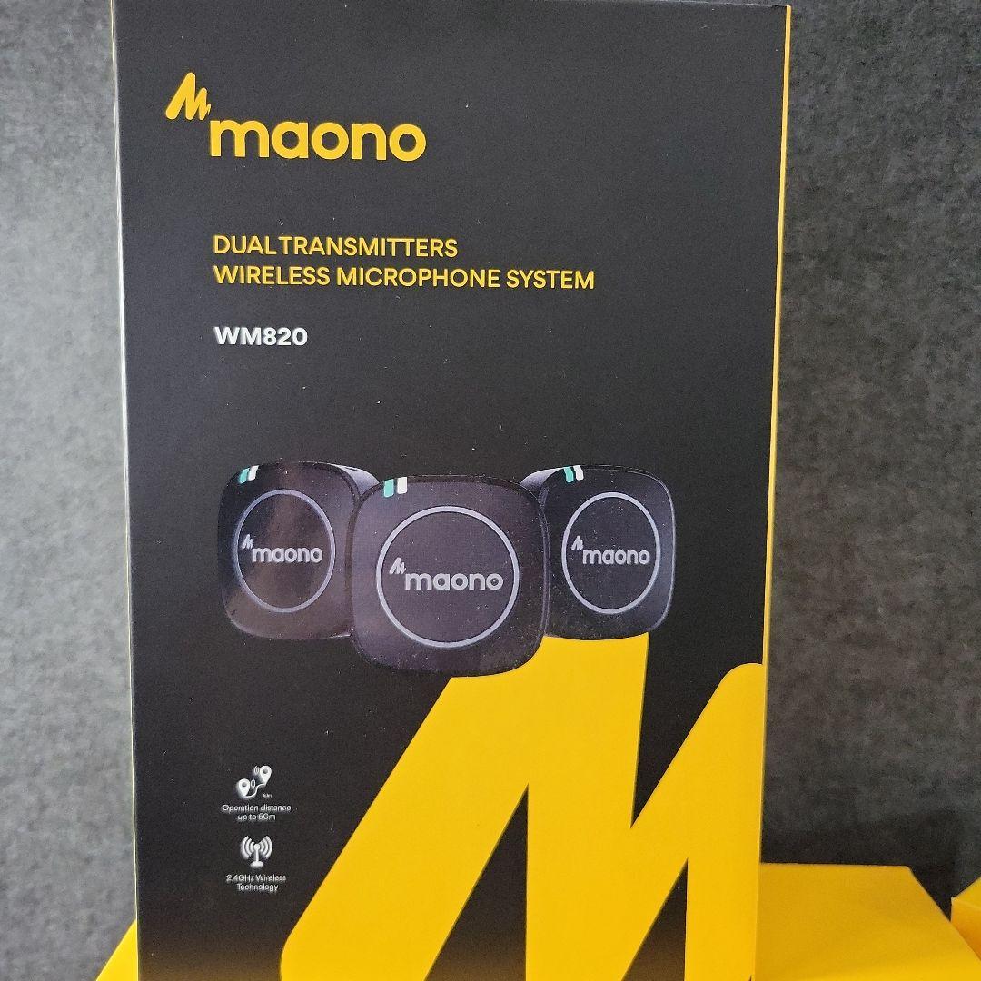 MAONO ワイヤレスマイク 無線マイク WM820 A2
