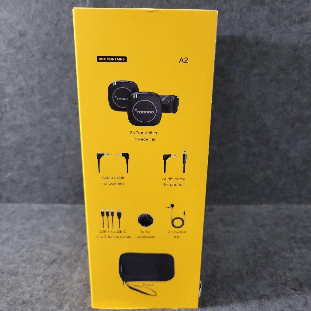 MAONO ワイヤレスマイク 無線マイク WM820 A2