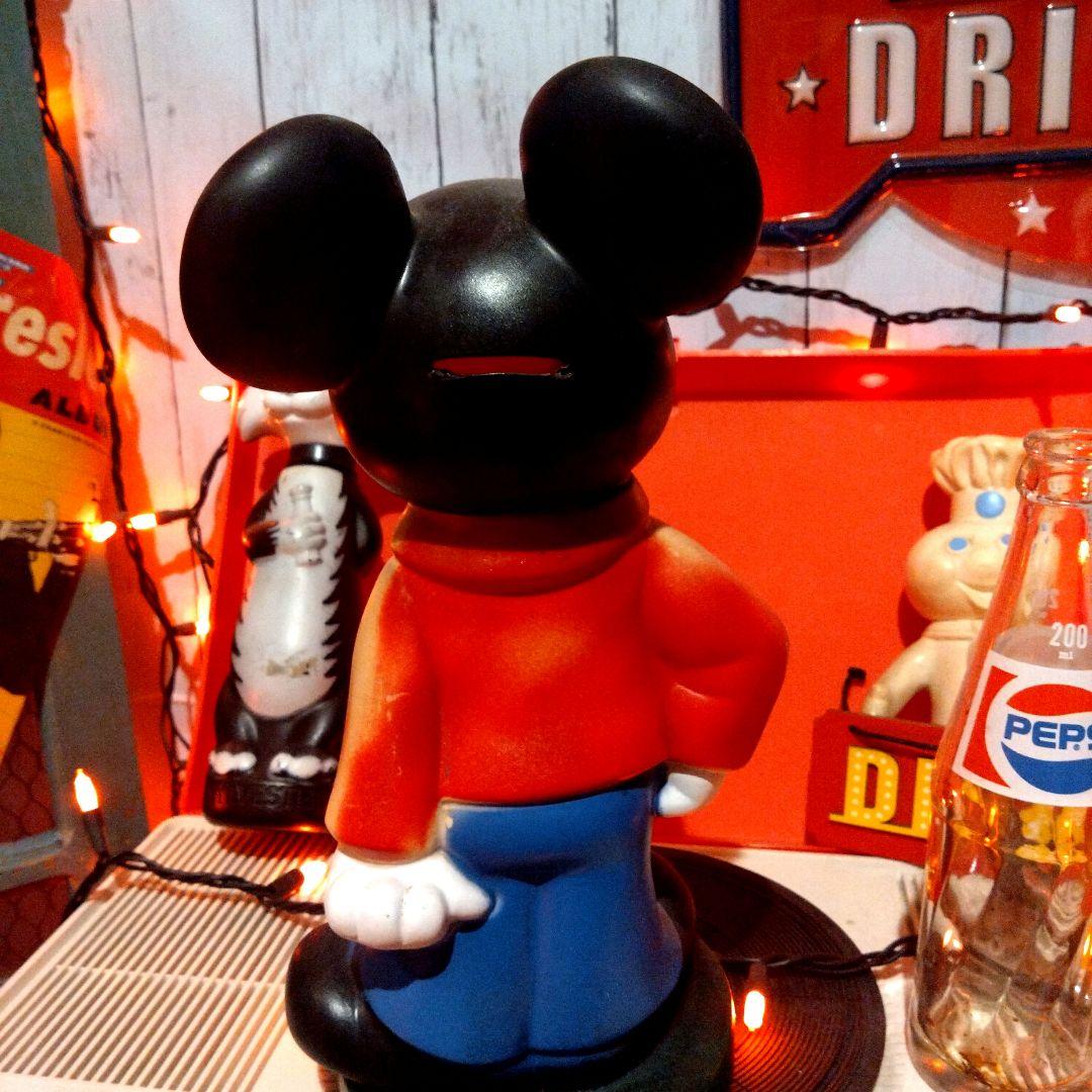 アンティーク雑貨 Old Mickeymouth coinbank doll