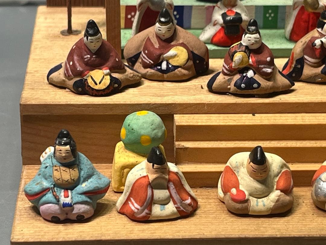 希少　仙台　堤人形　雛人形　豆人形