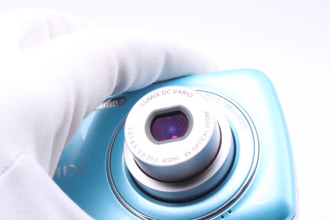 【美品】Panasonic DMC-S1 水色 箱付き付属品多数