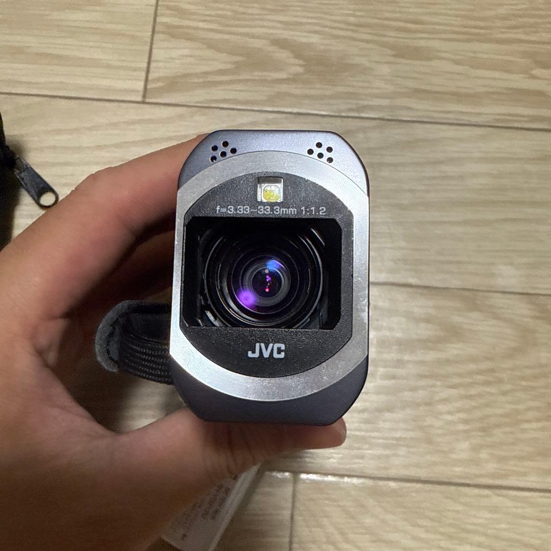 動作確認済み　ビデオカメラ JVC GZ-V590-B