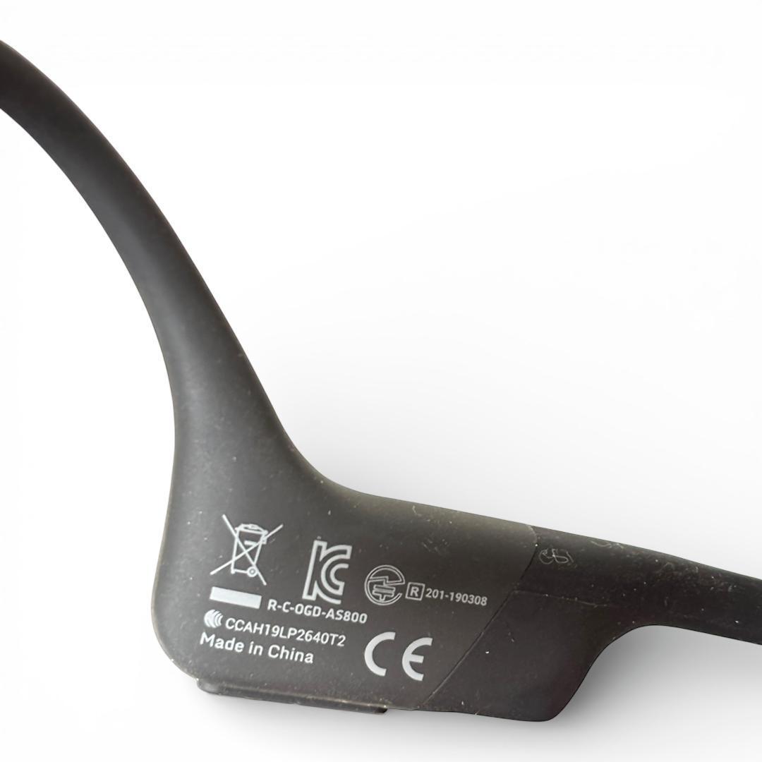 Shokz Aeropex AS800 骨伝導イヤホン スポーツベルト付