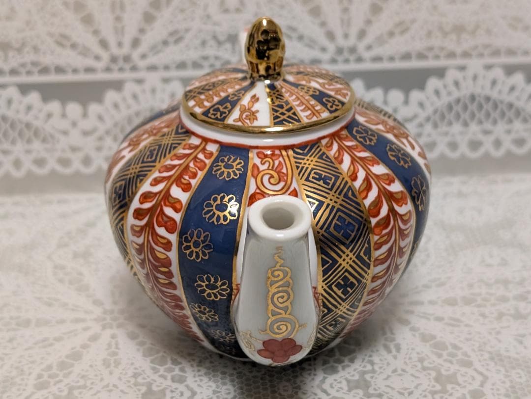 フランクリンミント社　ティー　ミニポット　マイセン　Meissen　インテリア