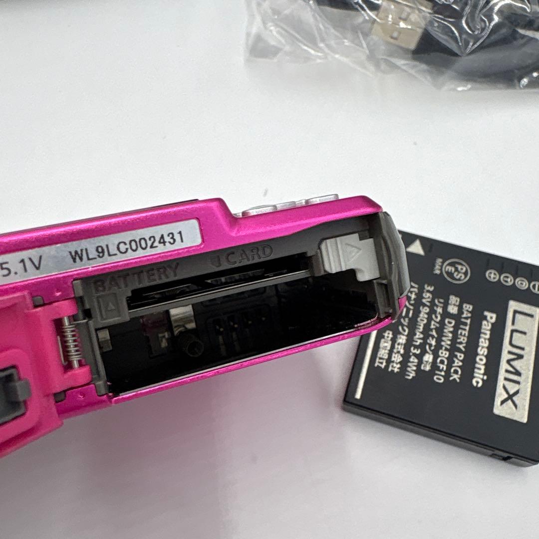 美品　Panasonic LUMIX DMC-FS7デジカメ ピンク