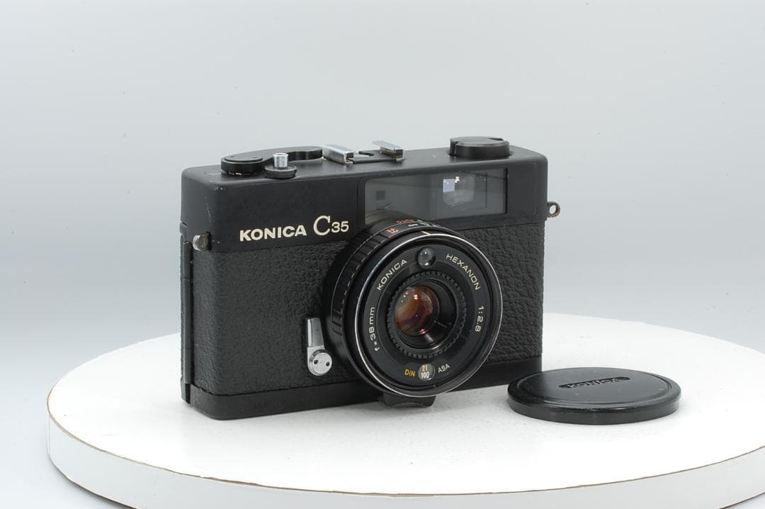 KONICA C35 ブラック Hexanon 38mm F2.8 美品
