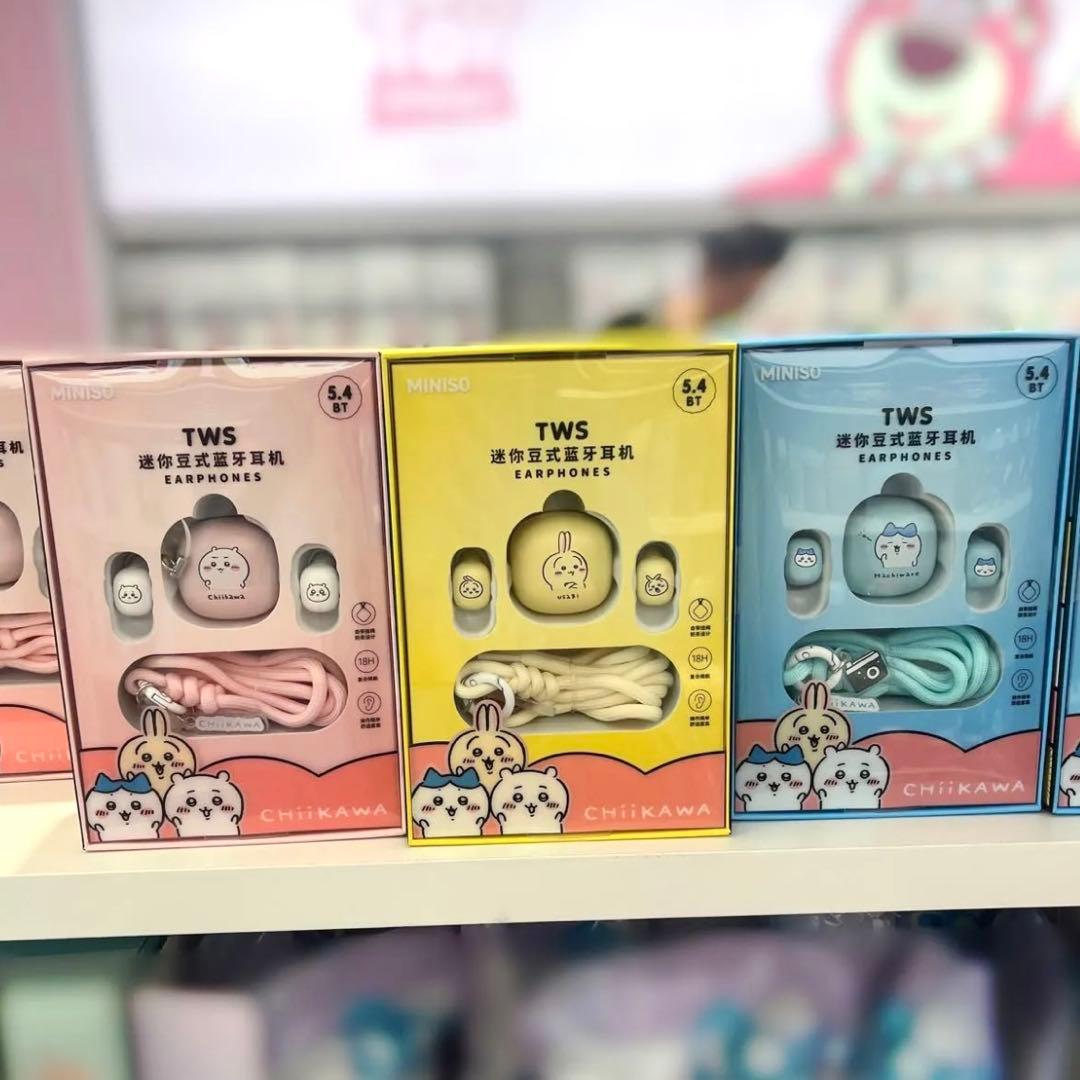【新品未開封!!】ちいかわ Bluetooth ワイヤレス イヤホンMINISO