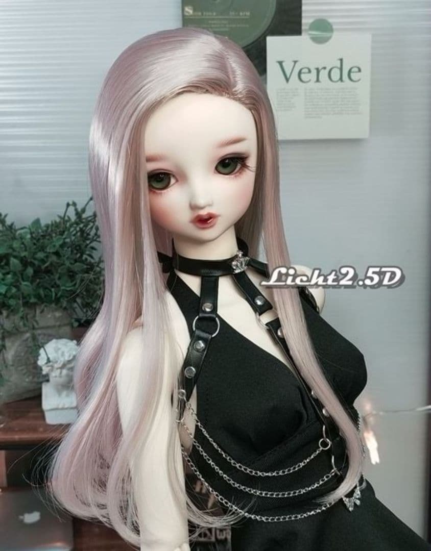 WG105 BJD 1/3 人形 ドール　用ウィッグ カツラ 耐熱 ハンドメイド