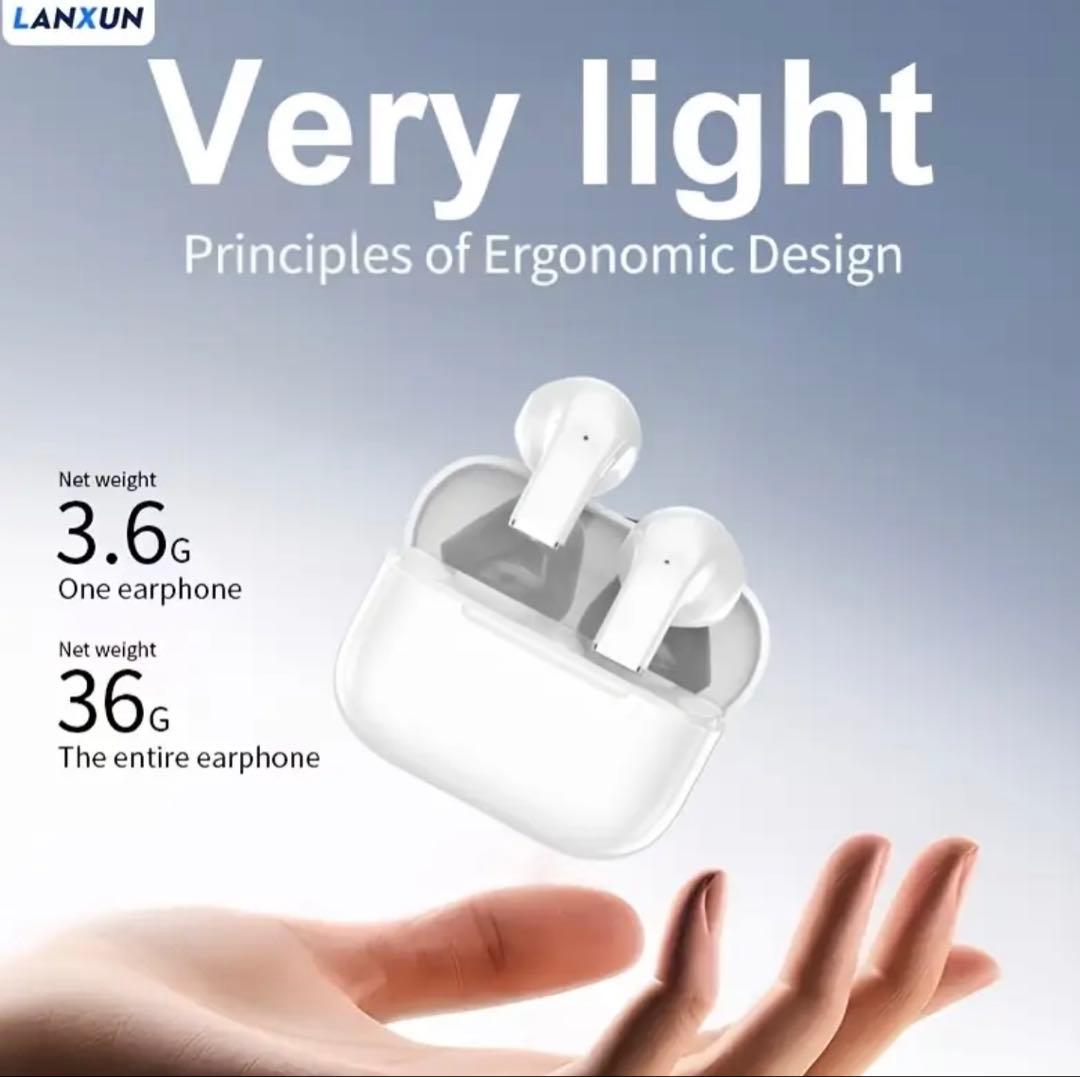 【ANC搭載】Bluetoothワイヤレスイヤホン Airpodspro3類似品