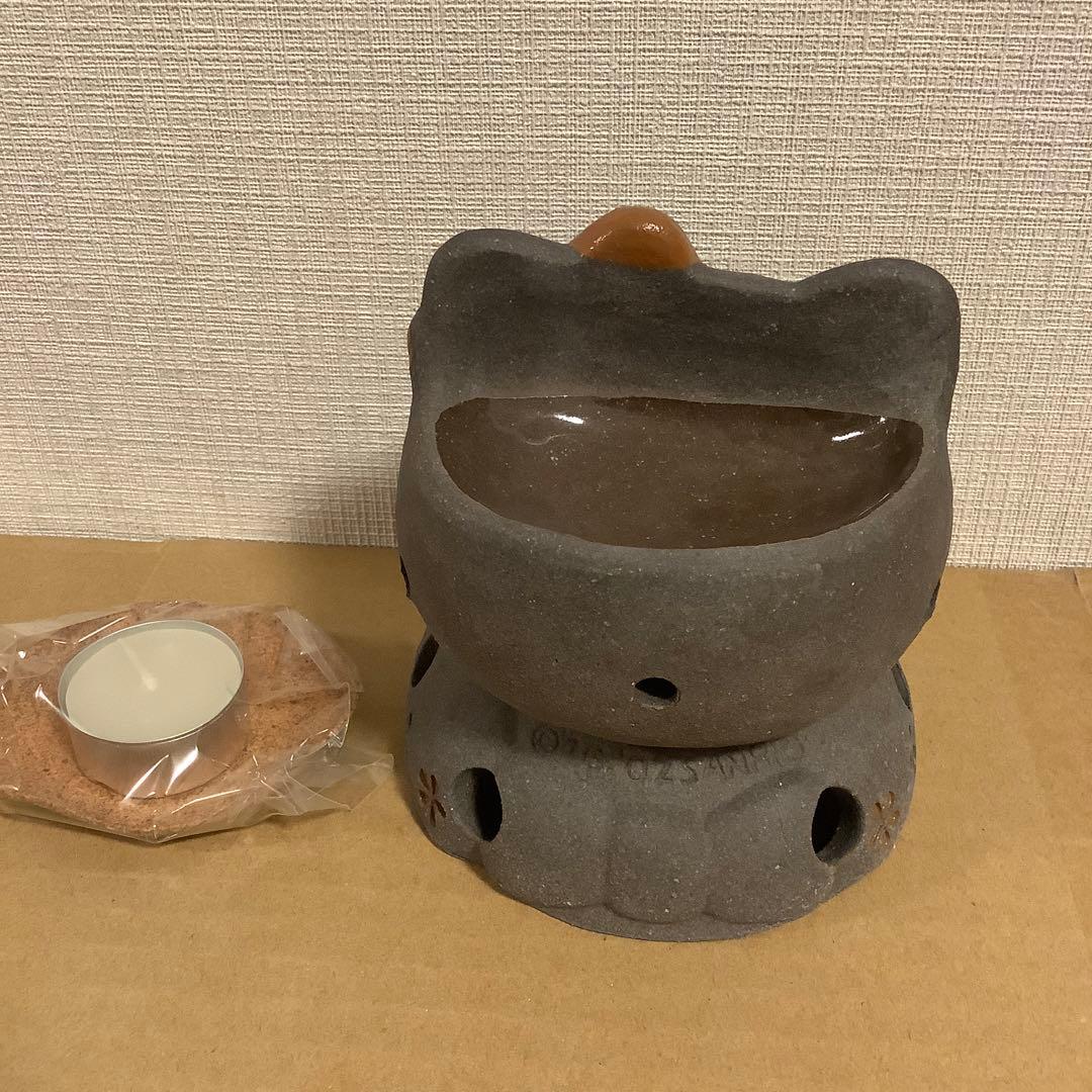 ハローキティ　 陶器製 香炉　アロマ炉　アロマポット