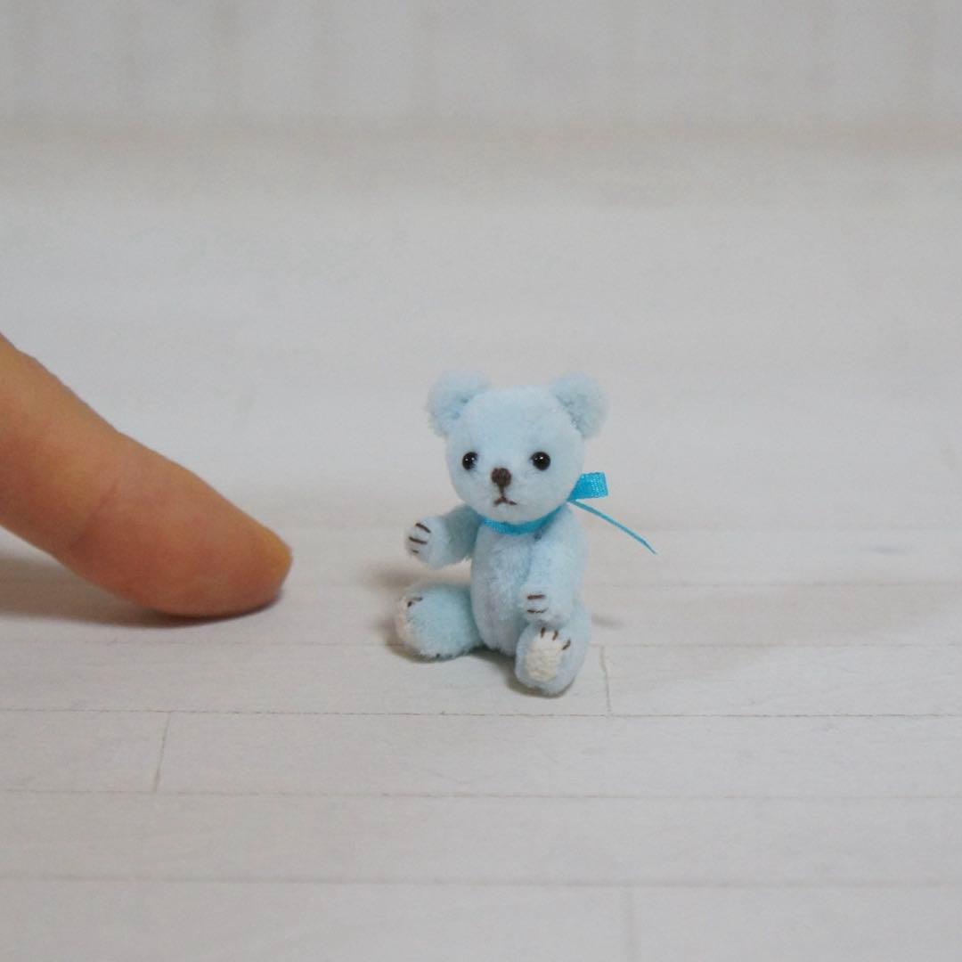 3.5cm ミニミニクマちゃん (ベビーブルー)
