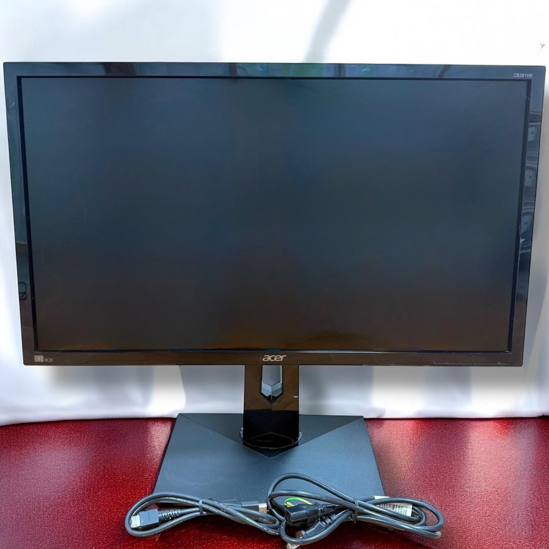 ☆美品 Acer CB281HKAbmiiprx 28インチ 4K 液晶モニター