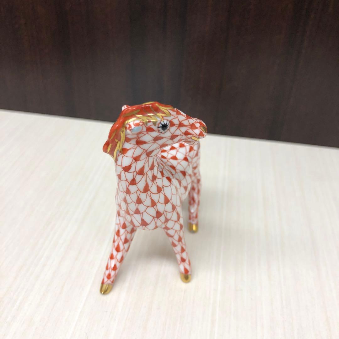 美品 HEREND ヘレンド フィギュリン 馬