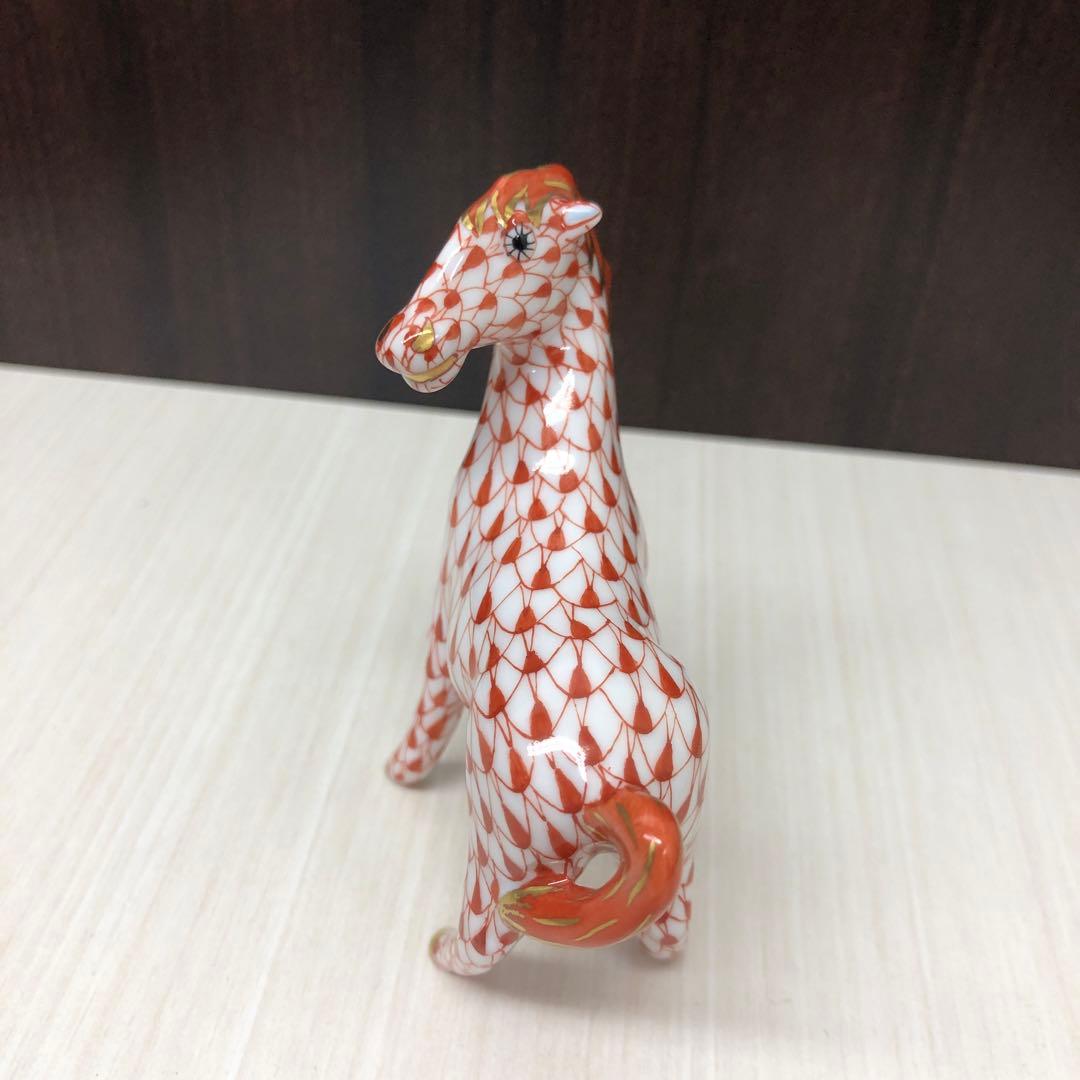 美品 HEREND ヘレンド フィギュリン 馬