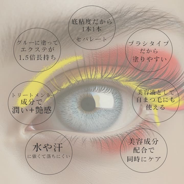 持続アップコーティング　3本　まつ毛美容液　カールアップ　キープ　フーラストア
