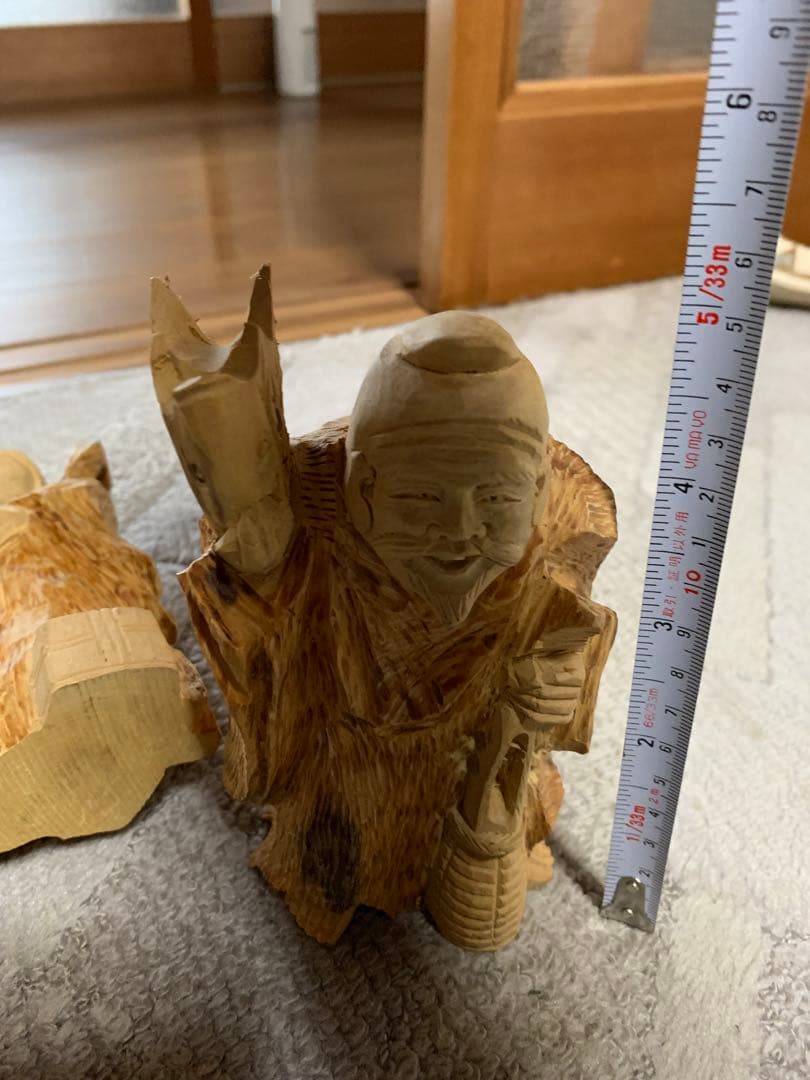 木製 七福神 置物 7体セット　骨董品 アンティーク　縁起物