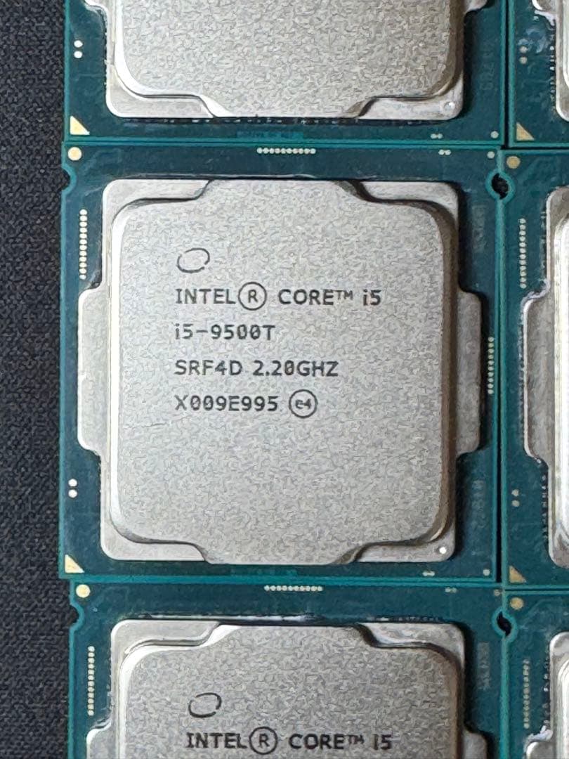 動作確認済intel CORE i5-9500T 2.20GHz 7個セット
