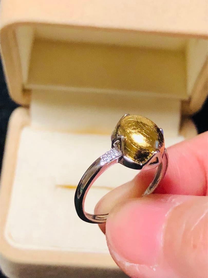 【特価】大粒 メテオライト隕石✴︎໒꒱宇宙໒꒱✴︎フリーサイズリング✴︎★彡1点品